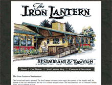 Tablet Screenshot of ironlanternrestaurant.com